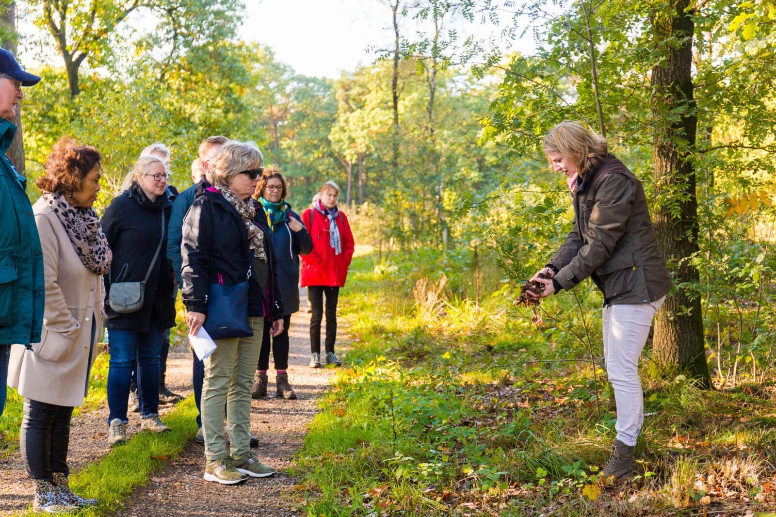 Wandelen op natuurbegraafplaats Heidepol in Arnhem
